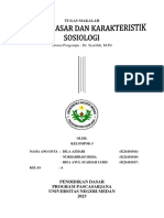 Tugas Rutin 6 - Konsep Dasar Dan Karakteristik Sosiologi