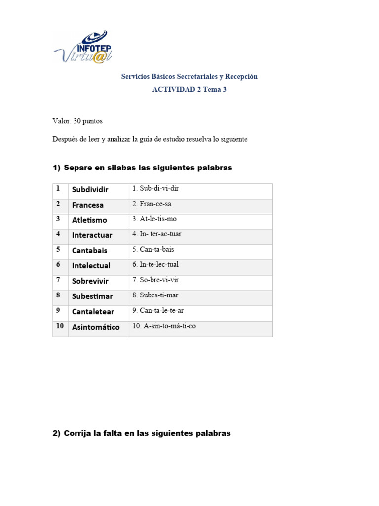 Actividad 2 | PDF | Estudios de idiomas extranjeros
