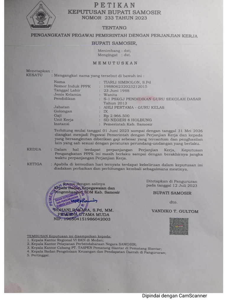 SK SK Asn Tiar | PDF