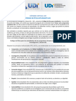 Codigo de Etica Estudiante Udi - 2019