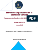 Estructura Secretaría General 2023