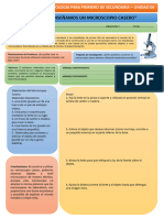 Ficha 04 El Microscopio Casero para Primero de Secundaria