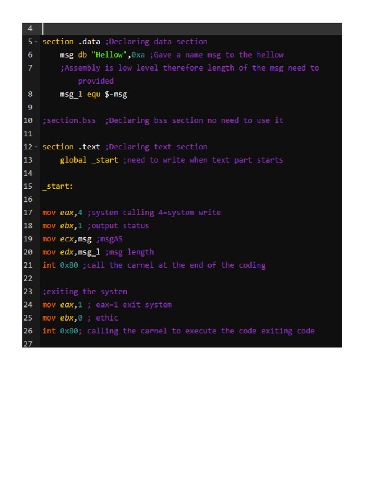 print assembly language PDF