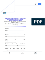 Field Assessment Form Nta 6