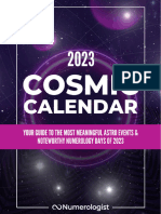 Cosmic Calendar 2023