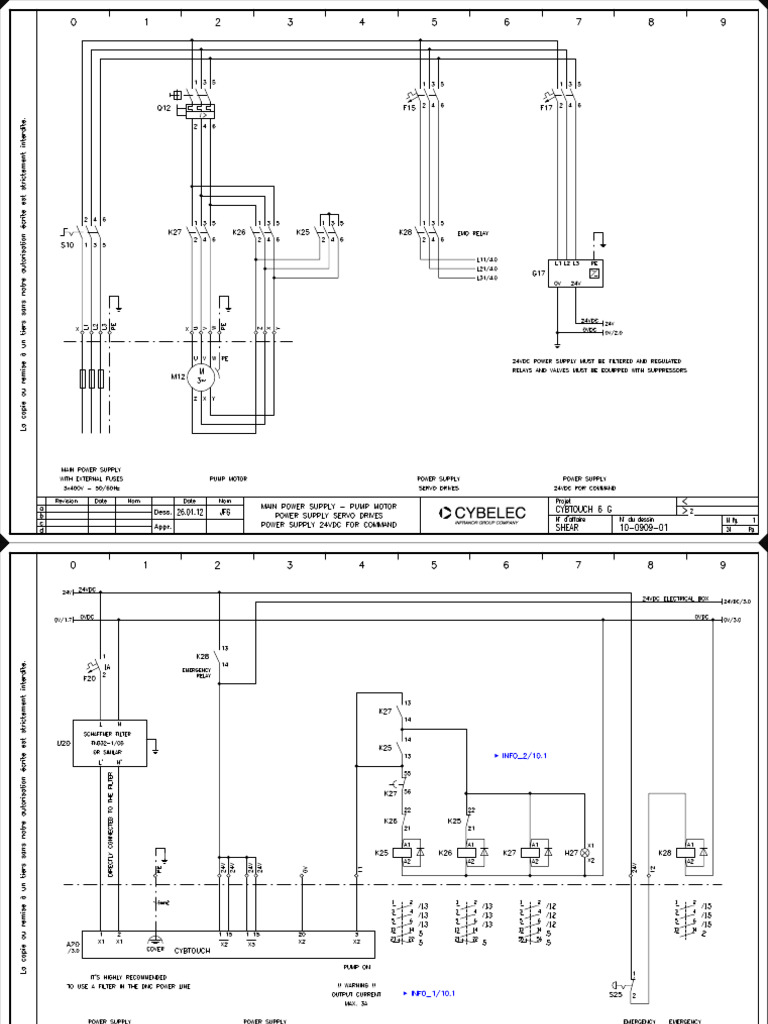 Cybtouch 6 Wiring Diagram Guide | PDF | Electric Power | Electromagnetism