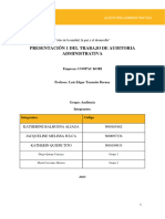 Auditoria Administrativa Parcial Grupo 2