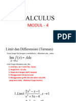 Kalkulus Modul Ke 4