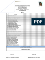 Lista 5º B 2324