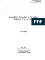 Large Eddy Simulation of Particulate Turbulent Channel Flows