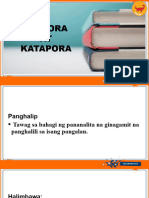 Grade 10 - Anapora at Katapora