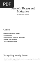 14 Network Threats and Mitigation