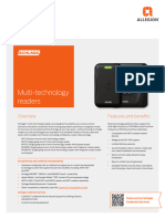 Schlage Multi Technology Readers Data Sheet 105354