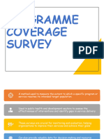 Programme Coverage Survey