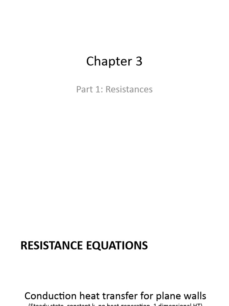 Principles of Heat Transfer Chap 2 | PDF | Thermal Insulation | Thermal ...