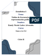 Tablas de Frecuencia y Representacion Grafica