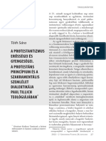 A Protestantizmus Erősségei És Gyengeségei Paul Tillich Szerint