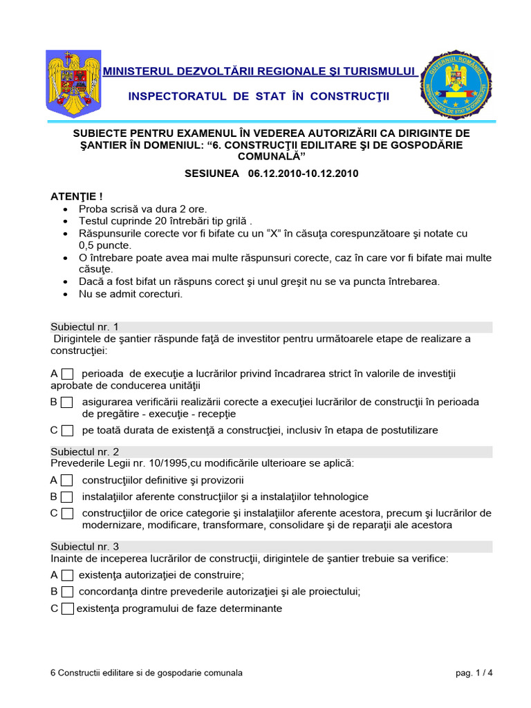6 EDILITARE SI GOSPODARIE - Dec 2010 | PDF