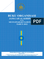 Buku Organisasi Jamaah Al Khidmah Hasil Munas 2022 Rakernas I