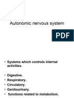 Autonomic Nervous System