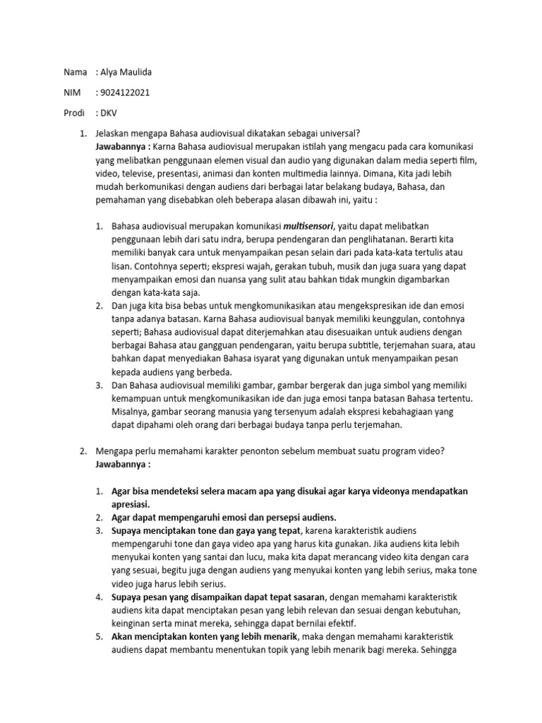 Tugas Teknik Produksi Media Ke 2 Pdf