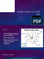 Atoms, Molecules and Ions