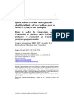 Methode Valeur de L'approche Pluridisciplibaire