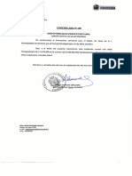 Certificado N°198 Disponibilidad Presupuestaria