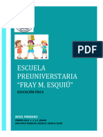 Actividad #8 - 1° CICLO - EDUC FÍSICA