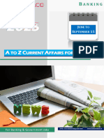 A To Z Current Affairs For IBPS Clerk