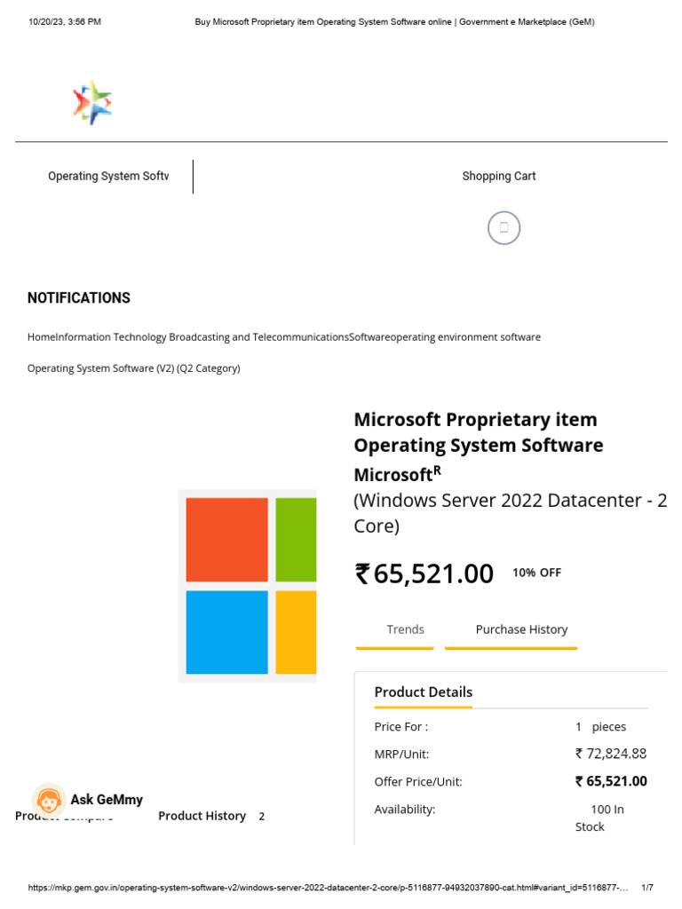 Buy Microsoft Proprietary Item Operating System Software Online