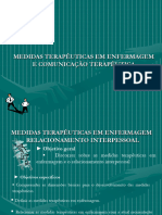 Medidas Terapêuticas e Comunicação Terapêutica (04!03!08)