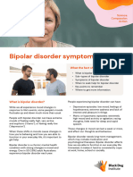 Bipolar Disorder Symptoms: What The Fact Sheet Covers