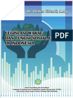 Buku Penelitian Dr. Deden Effendi, M.ag - Legislasi Wakaf Dan Fungsi Sosial Ekonomi Di Indonesia