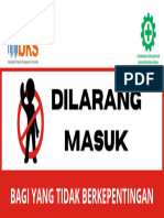 Dilarang Masuk