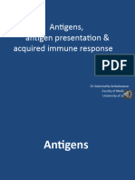 Antigen, Antigen Presentation and Acquired Immune Response