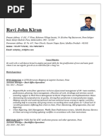 Resume - Ravi John Kiran