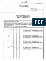 6.1.1 Electrical Requirements For Packaged Equipment Specification