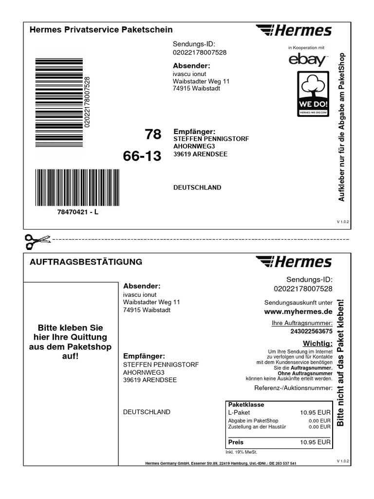 Ebay Label | PDF