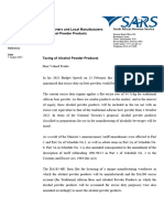 Alcohol Powder Products Letter To External Stakeholders - 8 August 2022