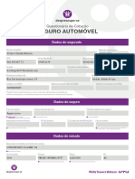 Formulário de Cotação - Seguro Automóvel - 2019 - v2