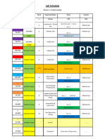 IE 367 Lab Schedule Summer 2023