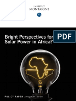 Bright Perspectives Solar Power Africa Policy Paper