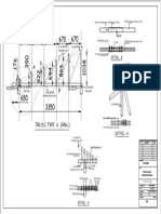 Truss Type 6 (4no.) : Detail - B