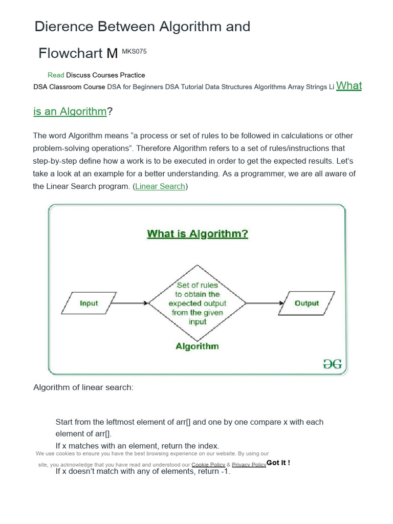 Algorithm and Flowchart | PDF
