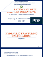 SOIP 2022-2023 - Chap 4 Hydraulic Fracturing Caculation