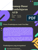 Konsep Dasar Pembelajaran AUD