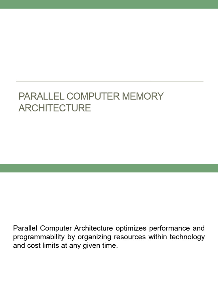 G4.Parallel Computer Memory Architecture PDF