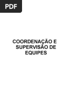 Apostila Coordenação e Supervisão de Equipes