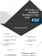 O Cortiço e a Realidade Brasileira